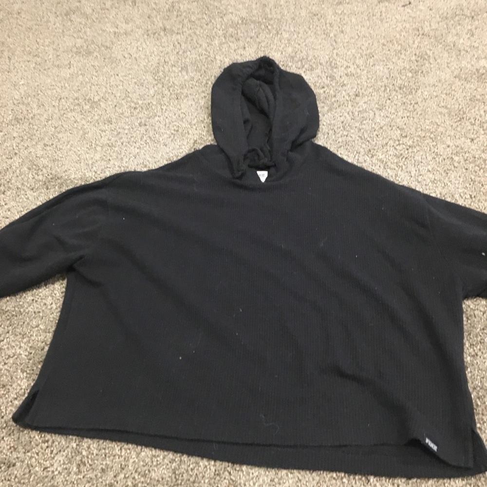 Pink mesh hoodie